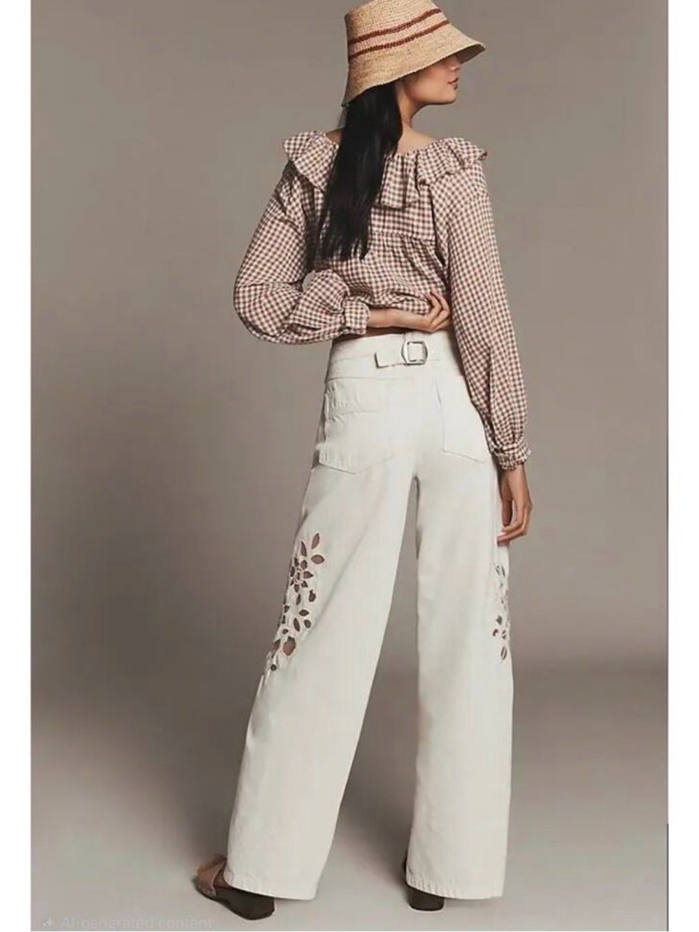 Pilcro mid-rise relaxed tapered jeans 27 - Picture 2 of 4